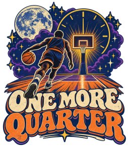 One More Quarter DTF Transfer